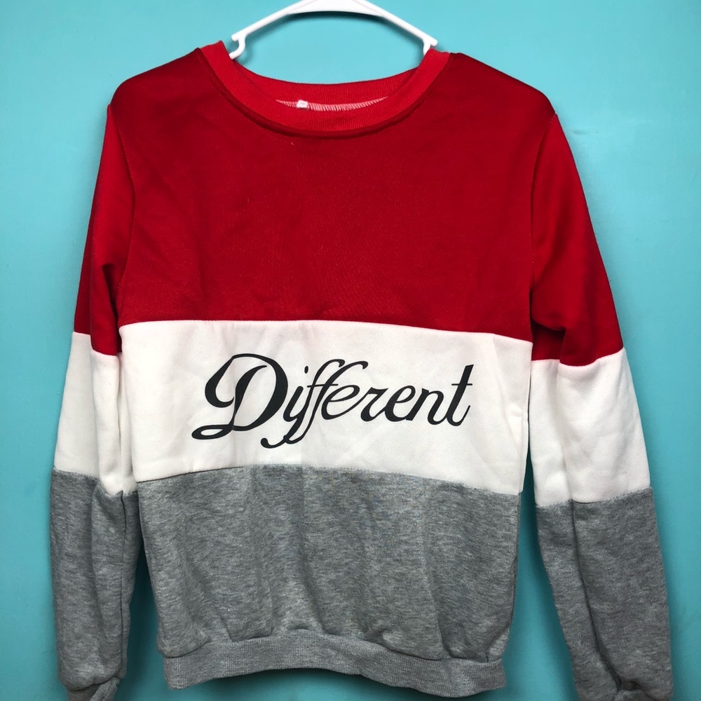 “Different” crewneck